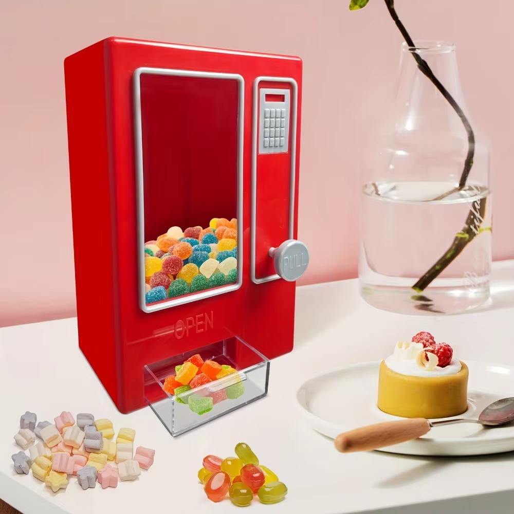 Mini Candy Vending Machine, Candy Storage Machine, Cute Desktop Candy Machine, Gift For Friends Or Girlfriend, Compact Design