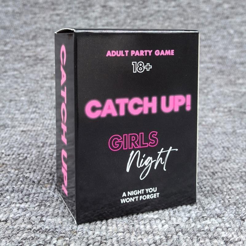 Catch Up! Girls Night 120 Cards, Icebreaker Game for Sister Gatherings, Adult Party Card Games, Birthday, Pre-Wedding, Singles Night