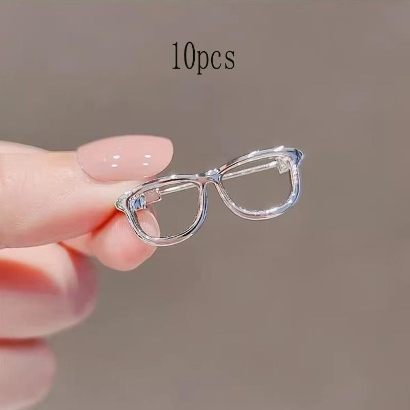 10-Pack Durable Safety Pins, Multi-Functional Sewing and Crafting Supplies, Fashionable Alloy Design, Ideal for Clothing Alterations