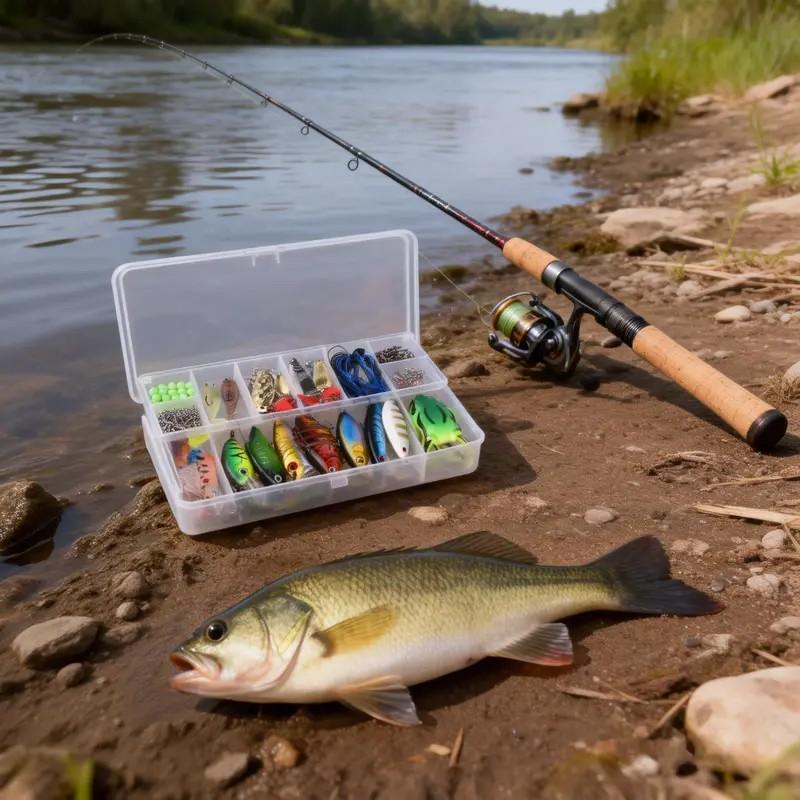 Multi-Style Hard Bait Lure Set, Artificial Fishing Lures Kit with Multi-Section Fish, Minnow, Crankbait, Pencil, Popper, Frog and Topwater Crank Baits, Fishing Tackle, Fishing Equipment, Outdoor Fishing Equipment