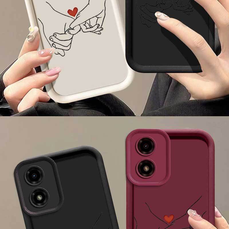 1 Piece E14 Promised Love Fashion Ready Flexible For Moto E14 Case With Elegant