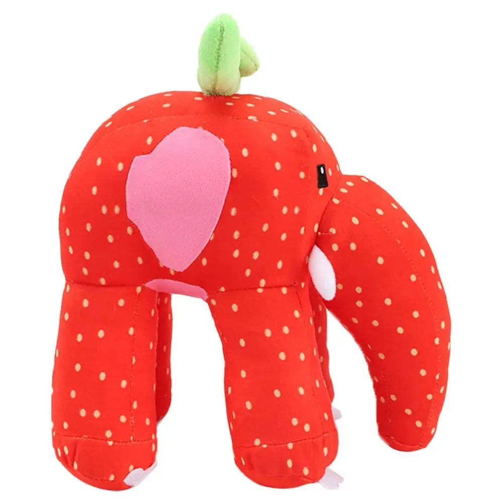 STEAL A BRAINROT Strawberry Elephant Plush Toy Cute House Dolls Game Surrounding Elephant Toys Soft Toys for Kids Birthday Gifts