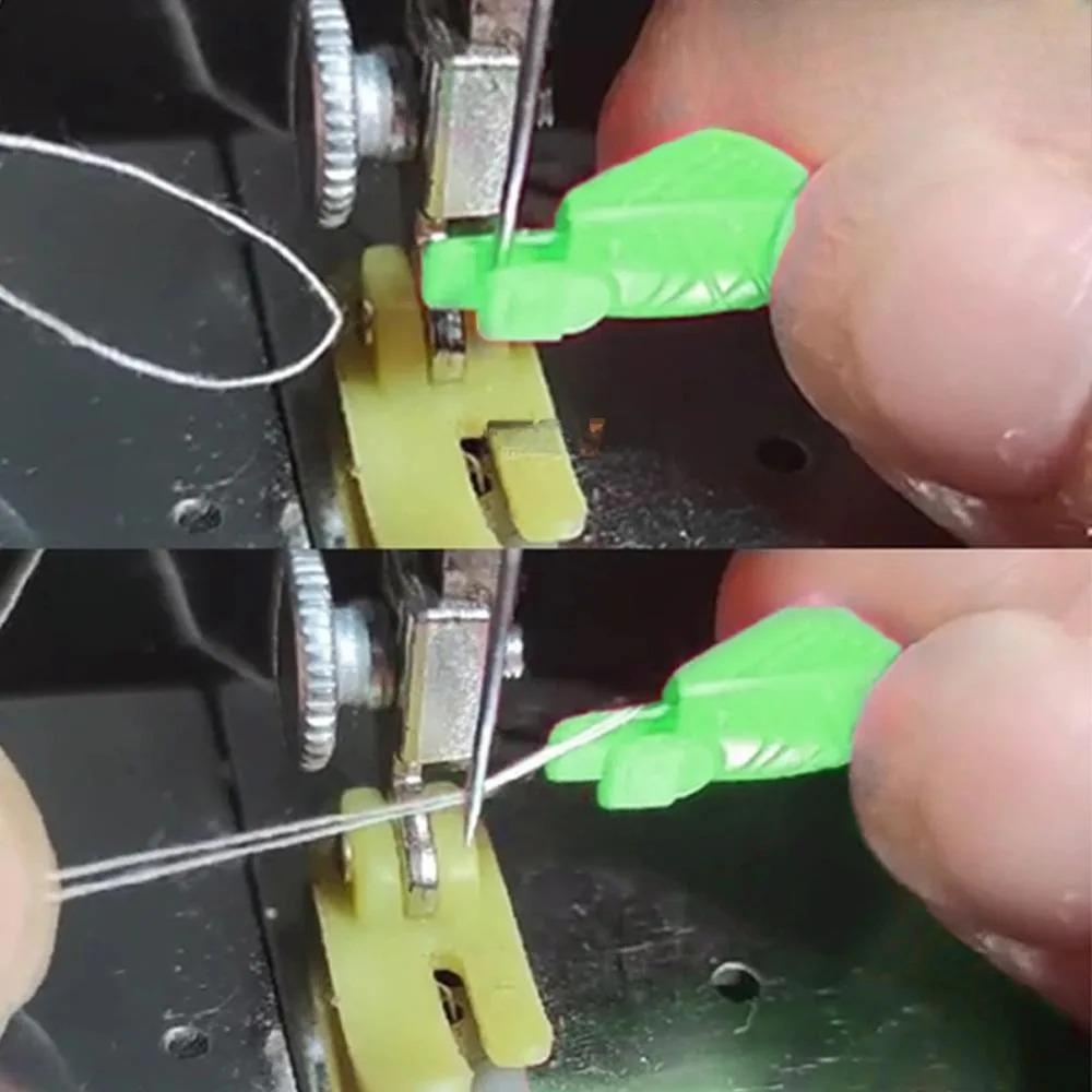 Easy Threading Tool for Sewing Machine: Quick Threader, Anti-Slip Needle Guide for DIY Crafts, Embroidery & Sewing Precision Kit, Elderly-Friendly Hand Sewing Aid, Home Sewing Accessories Set