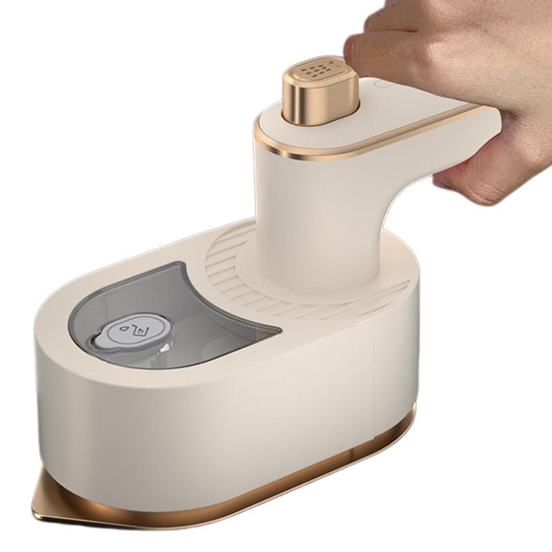 Handheld Mini Steam Iron - Compact, Lightweight Garment Steamer (170x90x122mm) with Easy-to-Use, 1-Press, Rapid-Heating Mini Pocket Handheld Steam Generator Accessories for Household Rubber, Linen, Cotton Clothing Wrinkle Removal, Portable Handheld Ironin