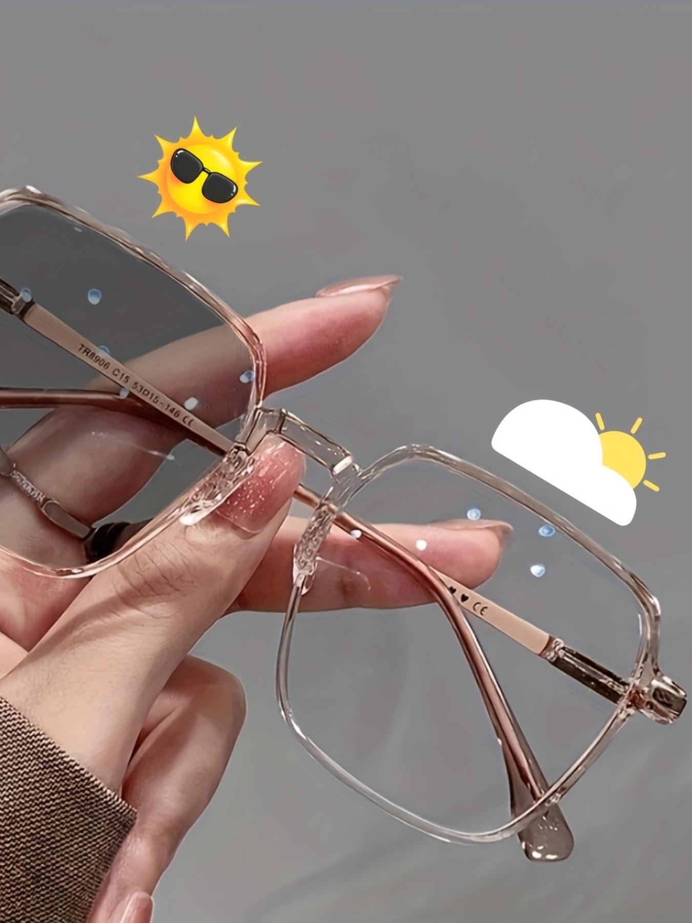 Unisex Square Frame Glasses, Pure Campus Style, Casual Fashion Eyewear, Suitable for Daily Wear, All Seasons, 1pc Universal Design