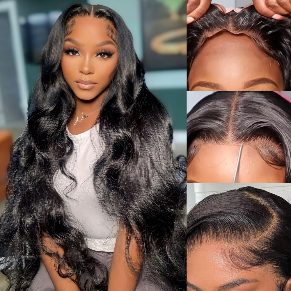 13x4 Glueless Wigs Body Wave Human Hair Wigs Pre Plucked Pre Cut Ready To Go 6x4 Lace Closure Wigs Ready to Wear Wave Lace Front Human Hair Wig For Women 180% Density 13x4 Glueless Wigs Body Wave Human Hair Wigs Pre Plucked Pre Cut Ready To Go 6x4 Lace Closure Wigs Ready to Wear Wave Lace Front Human Hair Wig For Women 180% Density