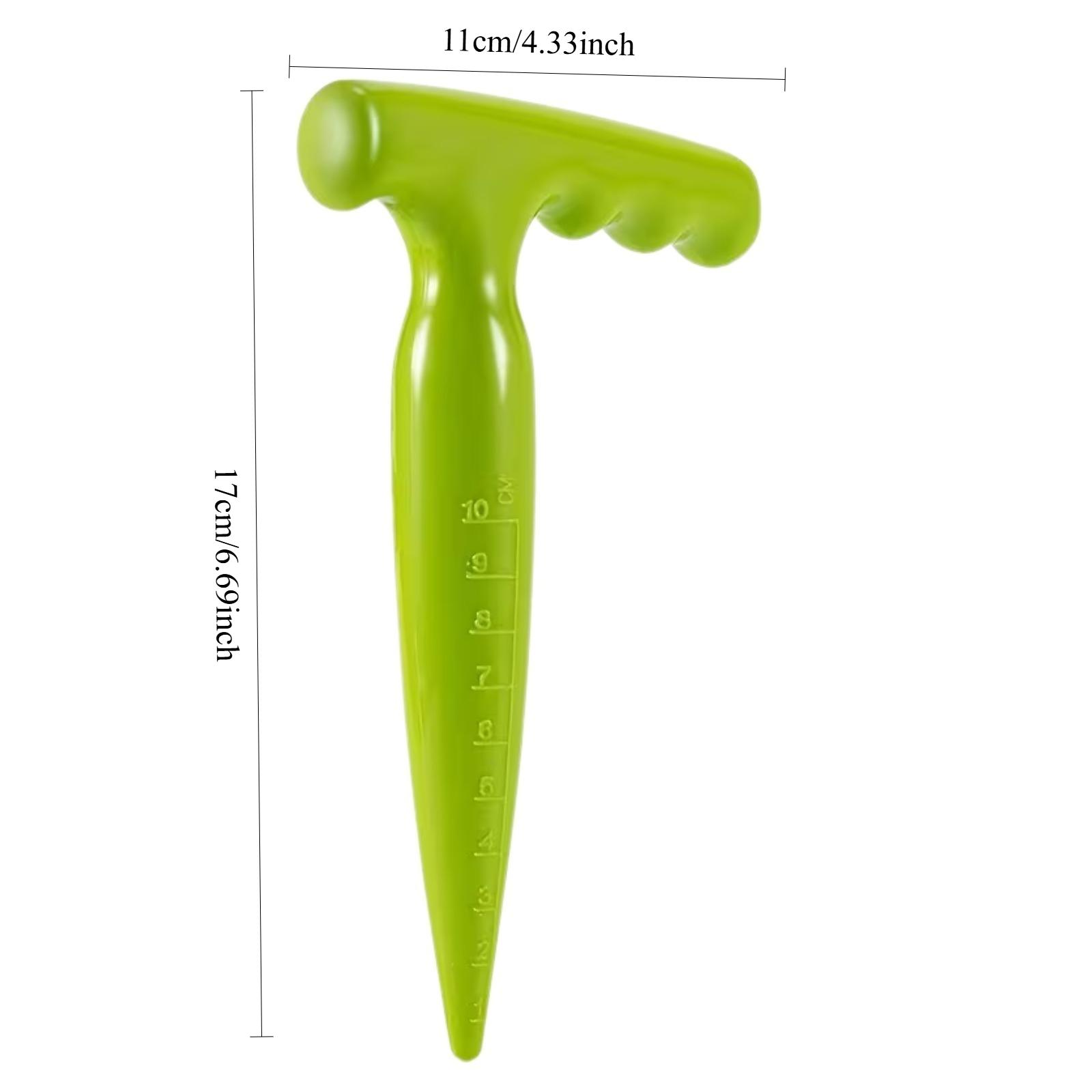 Garden Seed Planter, Soil Loosener Drill, Handheld Seeder for Pots & Lawns, Portable Garden Planting Tool, Seed Drilling Machine