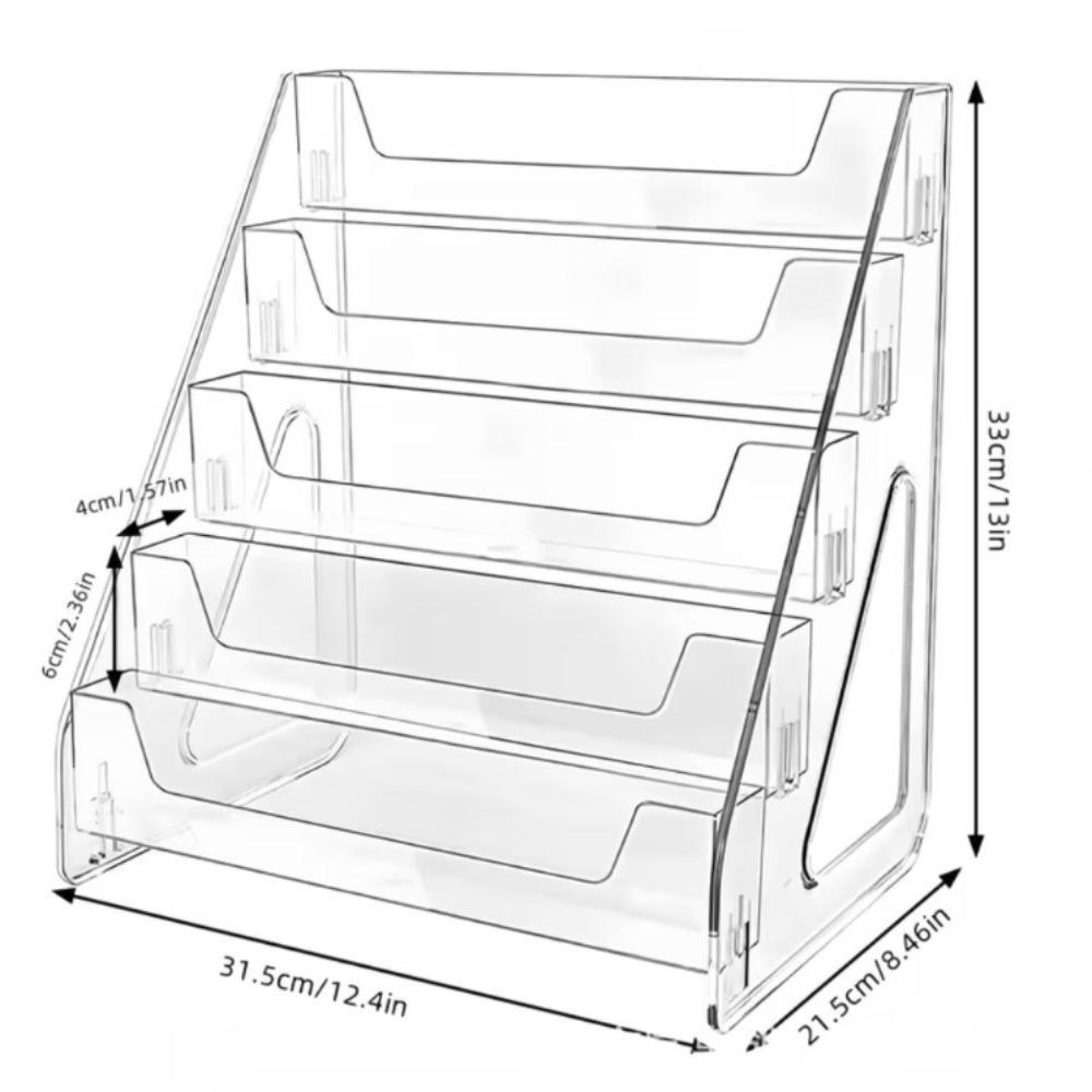 Transparent multi-layer perfume storage box, transparent layered storage rack for cosmetics and skin care products, compact countertop display rack, Desktop storage organizer, suitable for use on dressing tables, durable structure