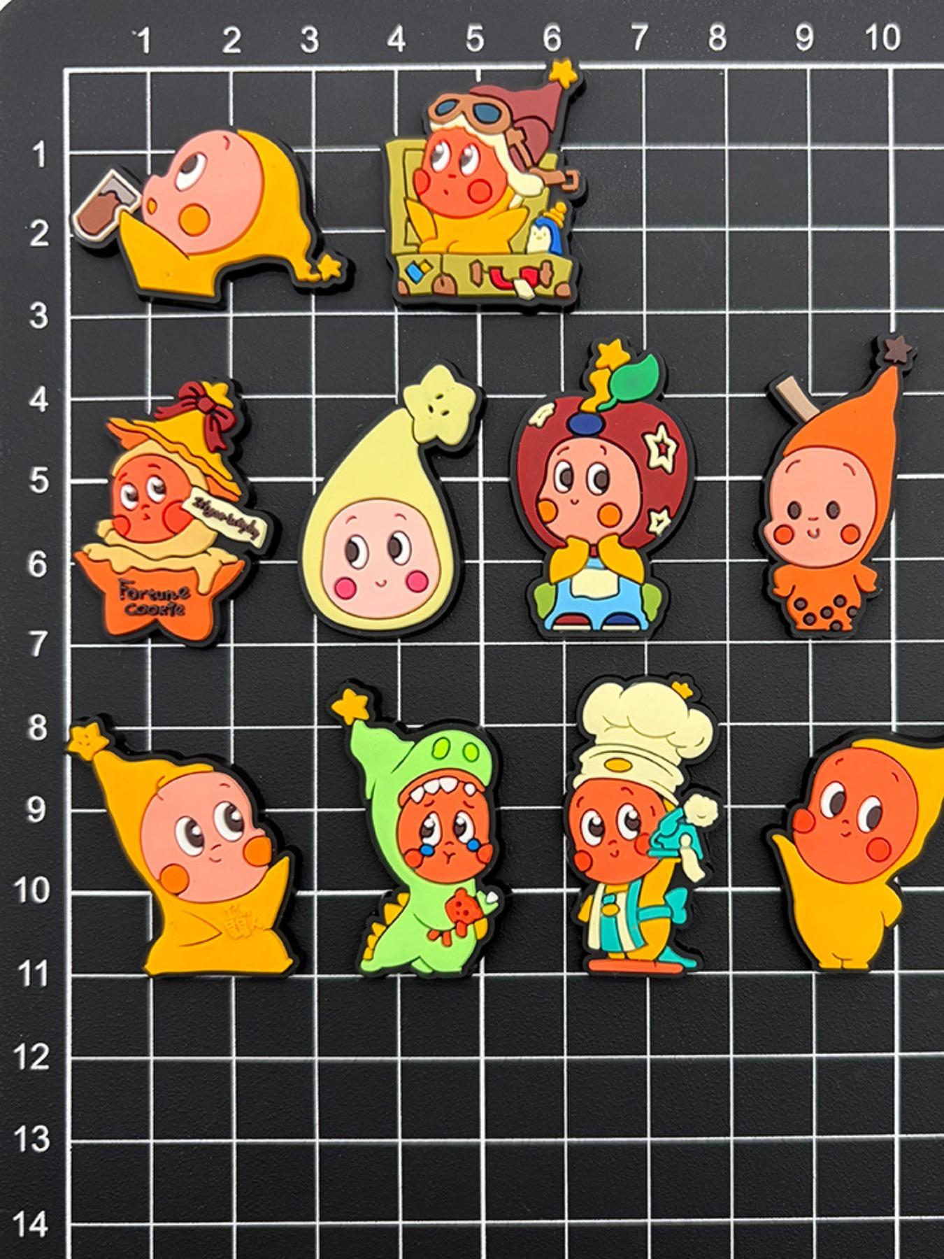 Star Person Twinkle Twinkle PVC Cartoon DIY Shoe Buckle Decor, Classic Sandal Decoration, Family Party Gift, All Seasons