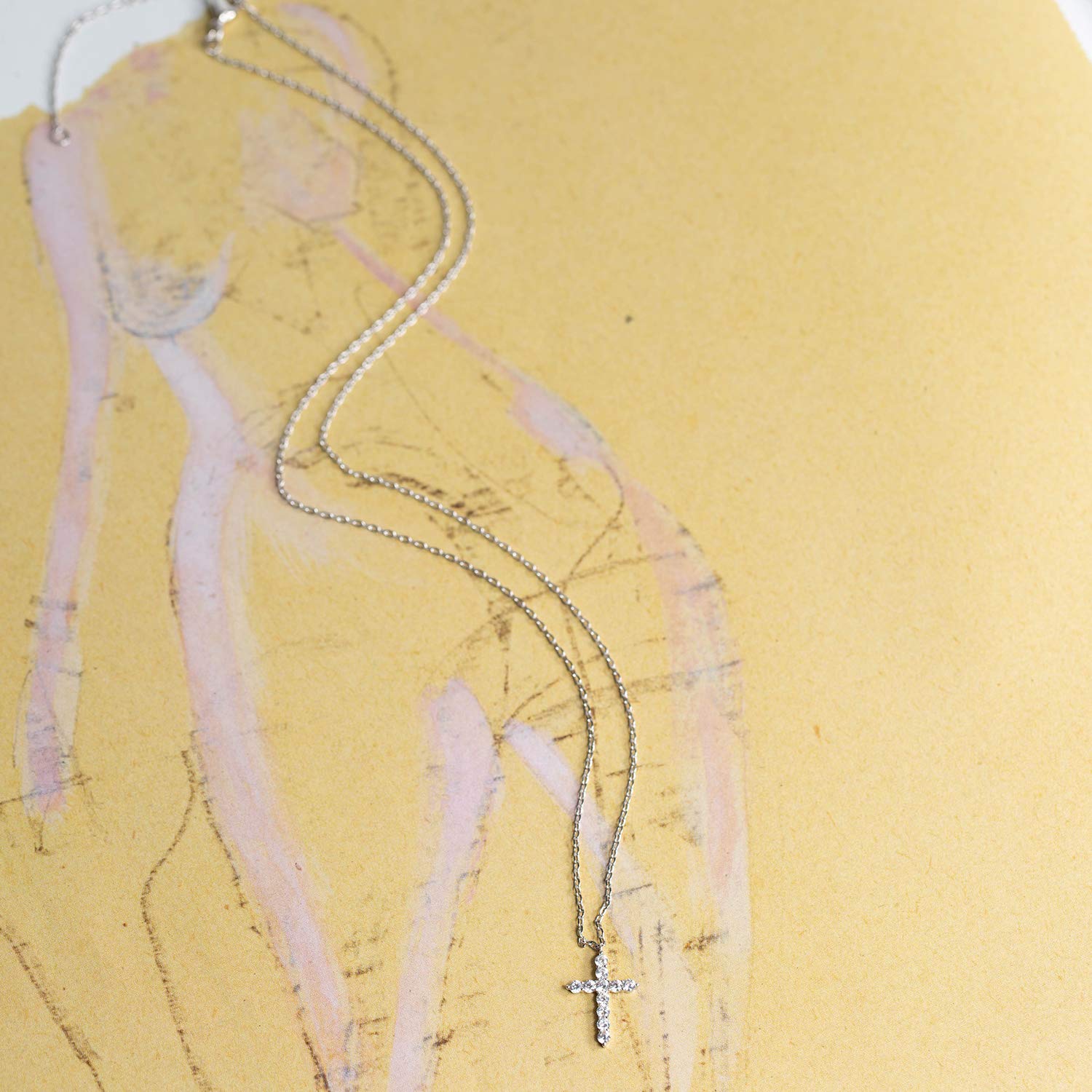 EAMTI Easter Cross Necklace for Women for Men