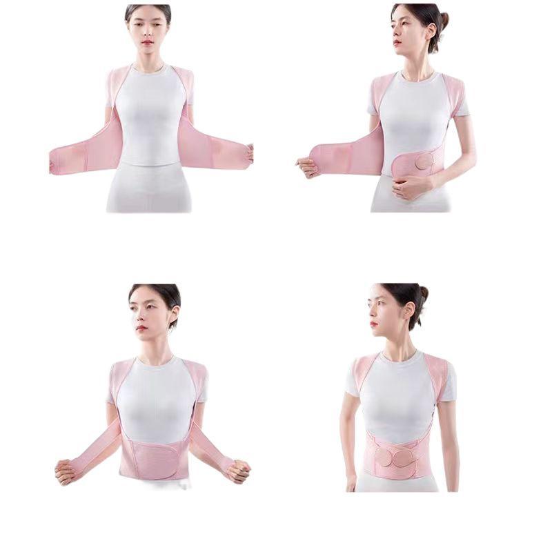 Adjustable Back Posture Correction Belt, Adjustable Back Straightener – Transparent – for home, office, and sports use body shaping. Ergonomic design for comfort and snug fit, for fitness enthusiasts