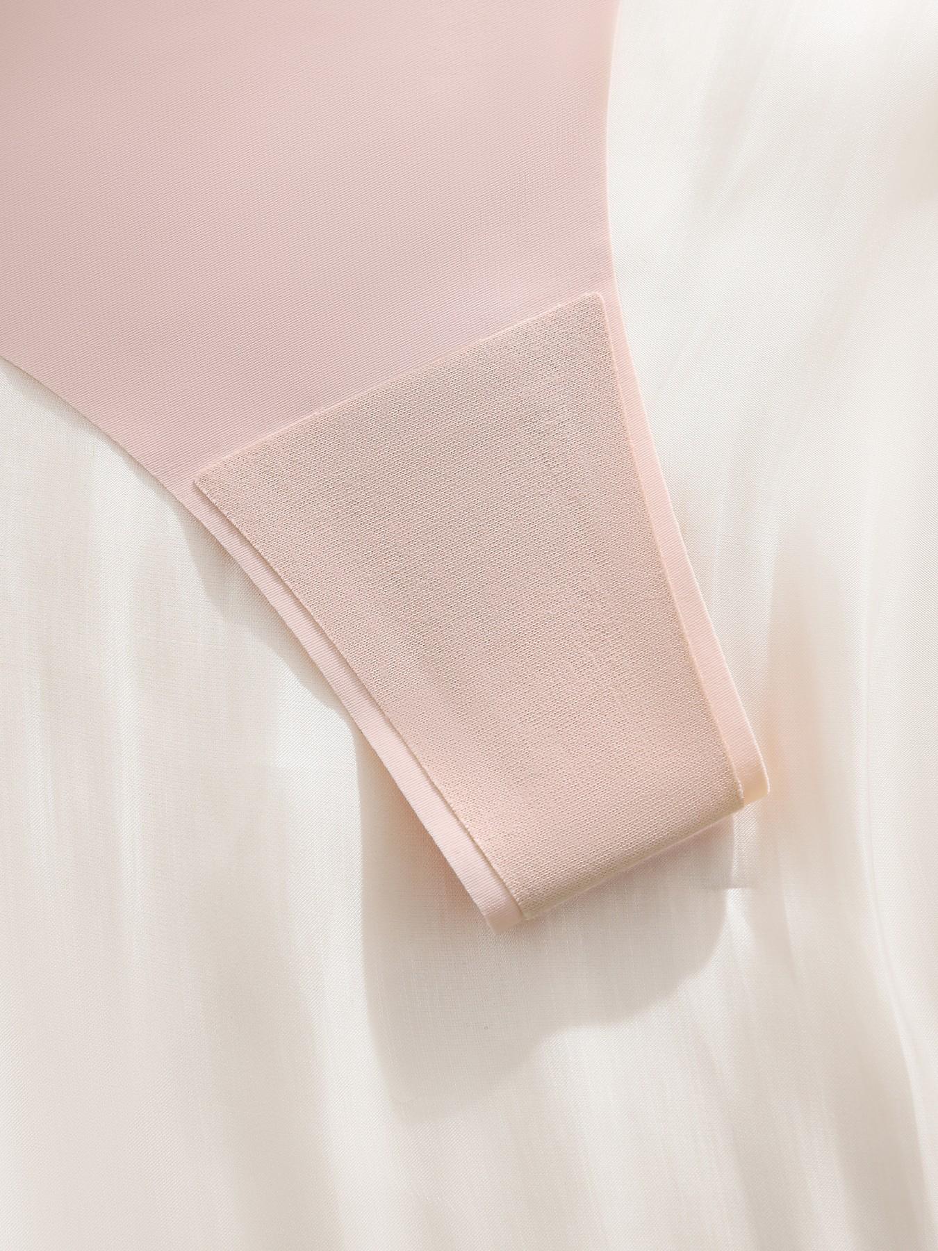 10-Pack Women's Solid Color Casual Comfortable Breathable Seamless Low-Rise Thongs, Panties, Soft Fabric for Daily Wear, All Seasons Essential