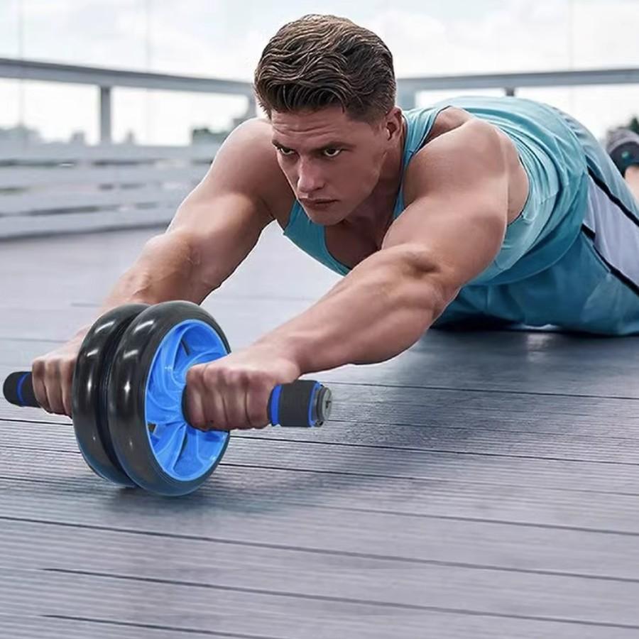 Ab Wheel Core Exercise Roller for Men & Women, Home Gym Fitness Equipment, Abdominal Workout Machine, Quiet Abdominal Workout, Slim Belly Trainer, Abdominal Training Equipment, Abdominal Muscle Trainer