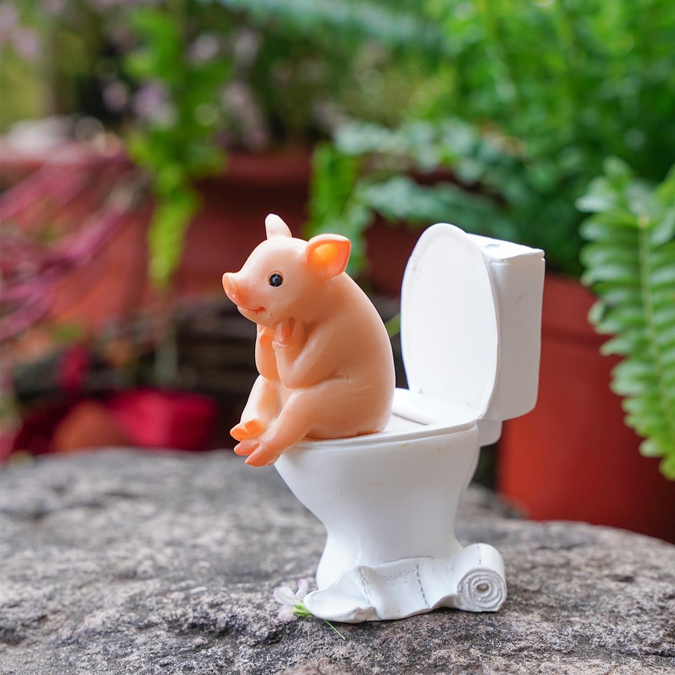 Cute Mini Decorative Craft, 1 Piece Resin Ornament, Creative Desktop Decor for Home Office Garden, Collectible Room Decor Cute Mini Decorative Craft, 1 Piece Resin Ornament, Creative Desktop Decor for Home Office Garden, Collectible Room Decor