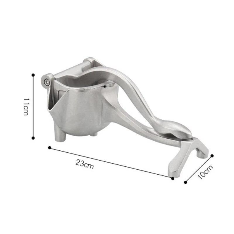 Hand Juicer Squeezer - Aluminum Manual Press Juicer with Ergonomic Grip for Efficient Juice Extraction of Pomegranates Citrus & More, Durable Compact Easy to Use & Clean Manual Citrus Juicer.