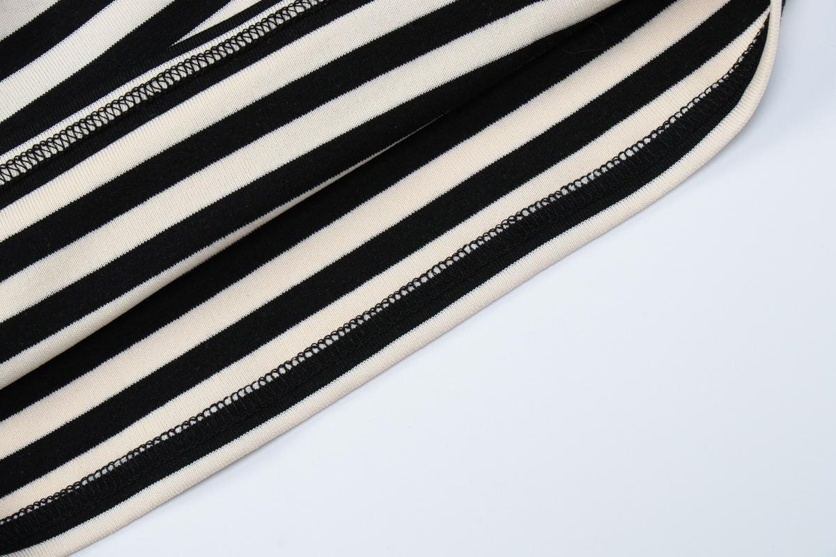 Women Summer Fashion Short Sleeve Asymmetrical One Shoulder Striped Asymmetric Hem T Shirt Tops Tee Casual Daily Tops