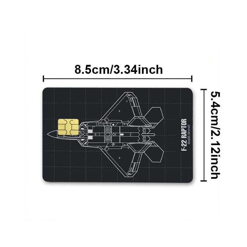 Ultra-Thin Waterproof Scratch-Resistant Credit Card Stickers, 2-Pack Personalized Bank Card Decorative Stickers, Durable Adult Use