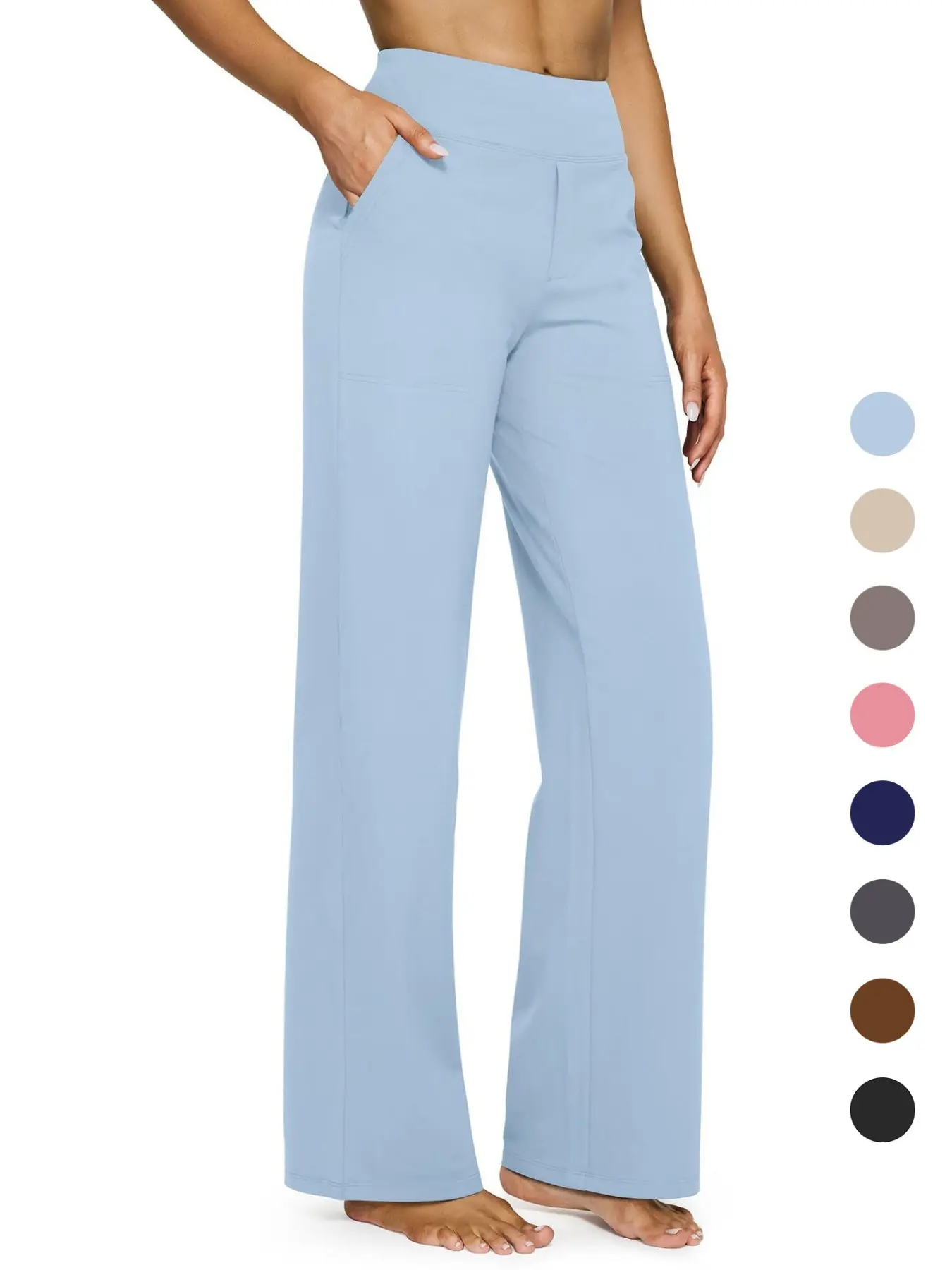 2026 At-Home & On-The-Go | Loose High-Waist Yoga Sweatpants with Pockets, Athletic Workout Pants for Women's Daily & Athletic Wear