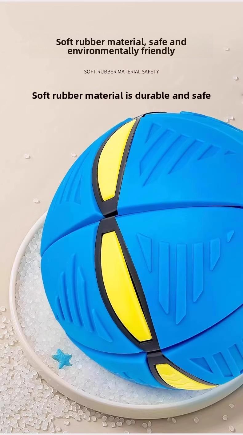 Dog toy - Self-amusement boredom relief elastic ball - Magic flying disc - Deformable ball - Footed ball - Educational toy - Outdoor sports ball