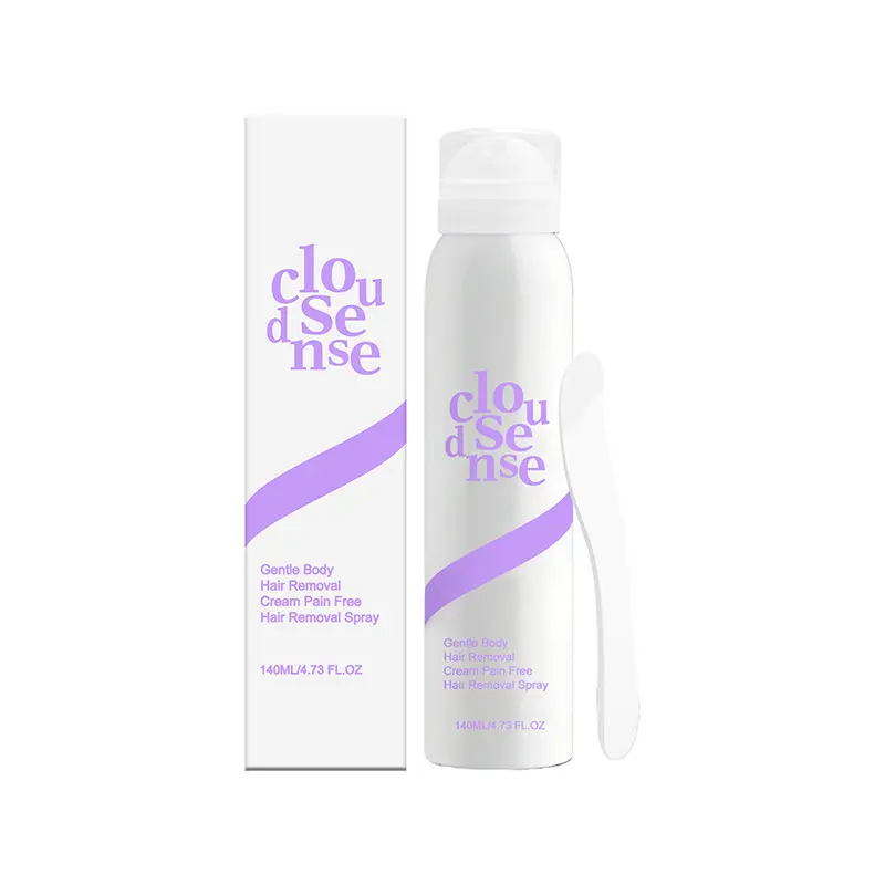 Gentle Formula Hair Removal Spray, Body Cleanser, Portable Easy Operation, Refreshing Skin Care, Full Body Coverage Hair Removal Solution