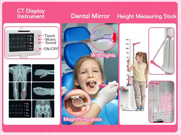 Doctor and Medical Pretend Play Set Toy for Boys And Girls Perfect Gift Montessori Toy 35 Pcs Kids Doctor Playset