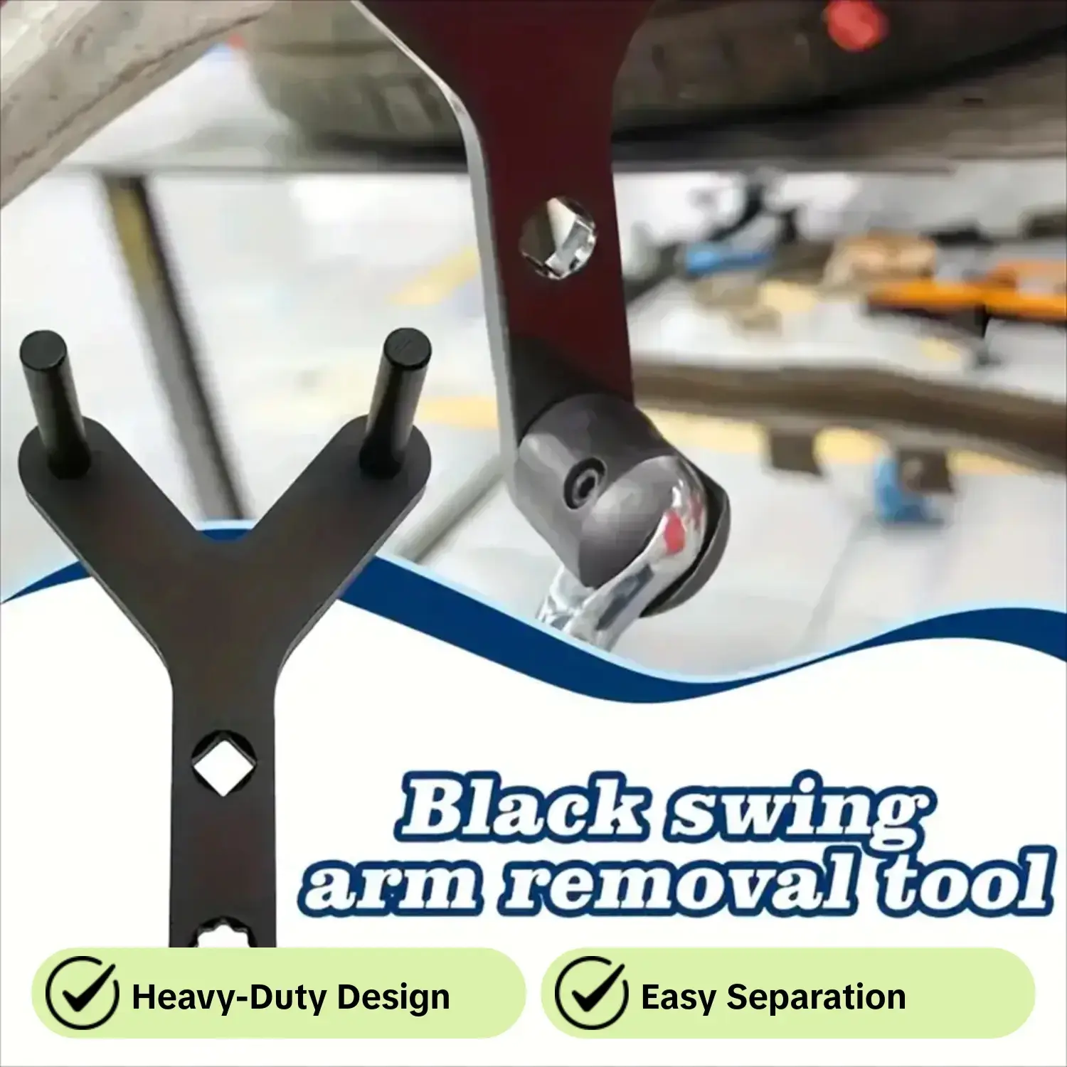 Y-Shape Puller Tool for Car Lower Control Arm & Ball Joint Removal, Suspension System Maintenance, Car Repair Tools, Auto Repair Supplies, Fits Most Cars Trucks Motorcycles