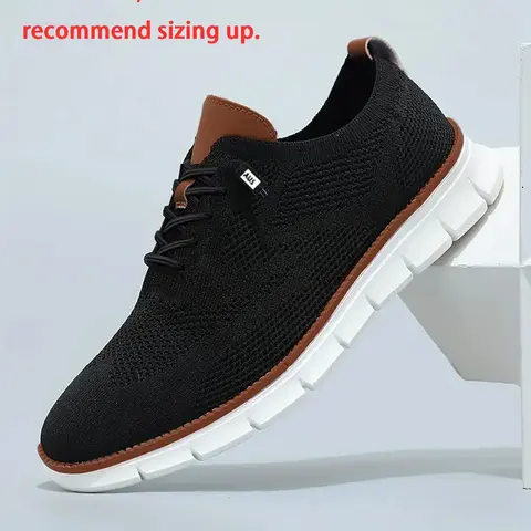 Men's Business Casual Lace Up Low Top Sneakers, Breathable Comfortable Sports Running Shoes, Male All-match Round Toe Shoes for Daily Wear, Fashion Running Sneakers, Fashionable Running Shoes