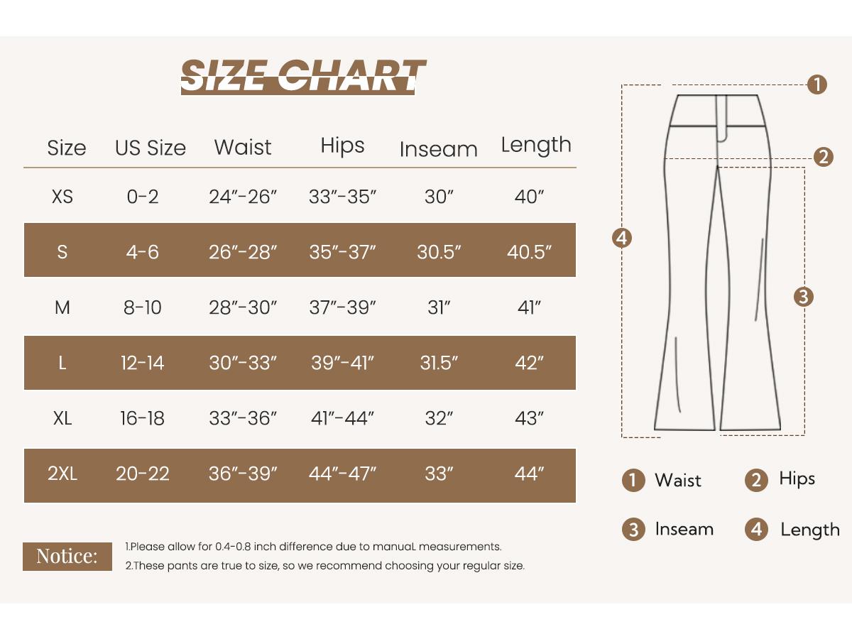 Dlooda Womens Bootcut Dress Pants Business Casual Work Pants with Pockets High Waist Stretchy Trousers Pull On Office Slacks SpringStatements