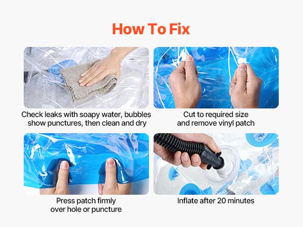 VEVOR Unisex 2-Pack Inflatable Bumper Balls, 5FT/1.5M Sumo Zorb with Adjustable Shoulder Strap, 0.8mm Thick PVC for Teens/Adults, Family/Friends Outdoor Sports Gaming