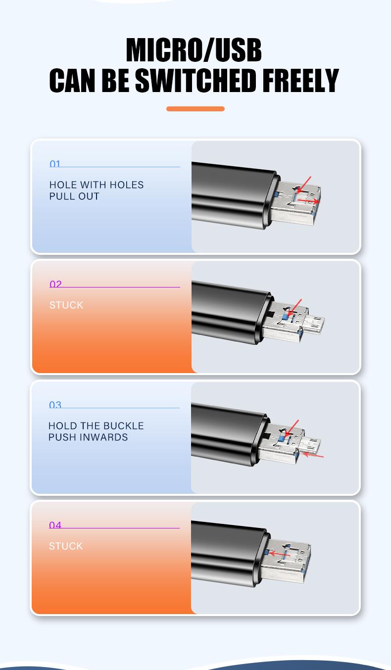 New 5 IN 1 Multifunction USB 3.0 Type C USB Micro USB SD TF Memory Card Reader For Android Computer Dock OTG Type C Adapter