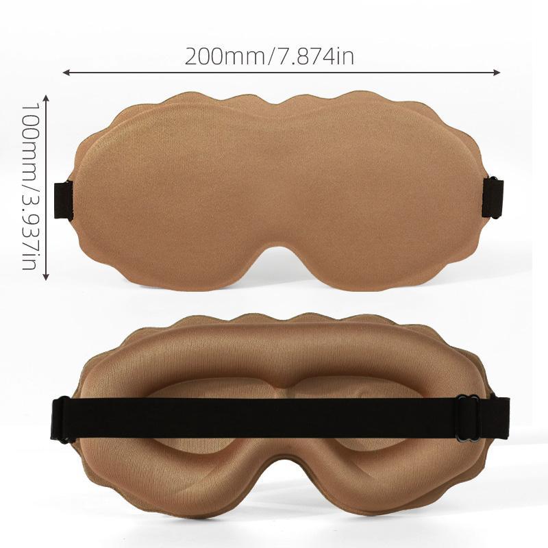 3D Sleeping Eye Mask with Adjustable Strap, Breathable Foam Eye Shade, 3D Notch Design – Soft Sleep Aid Product for Gifting (Beauty & Personal Care, tiktokshopspringglowup, summervibes), Sleep Aid Products summerwins