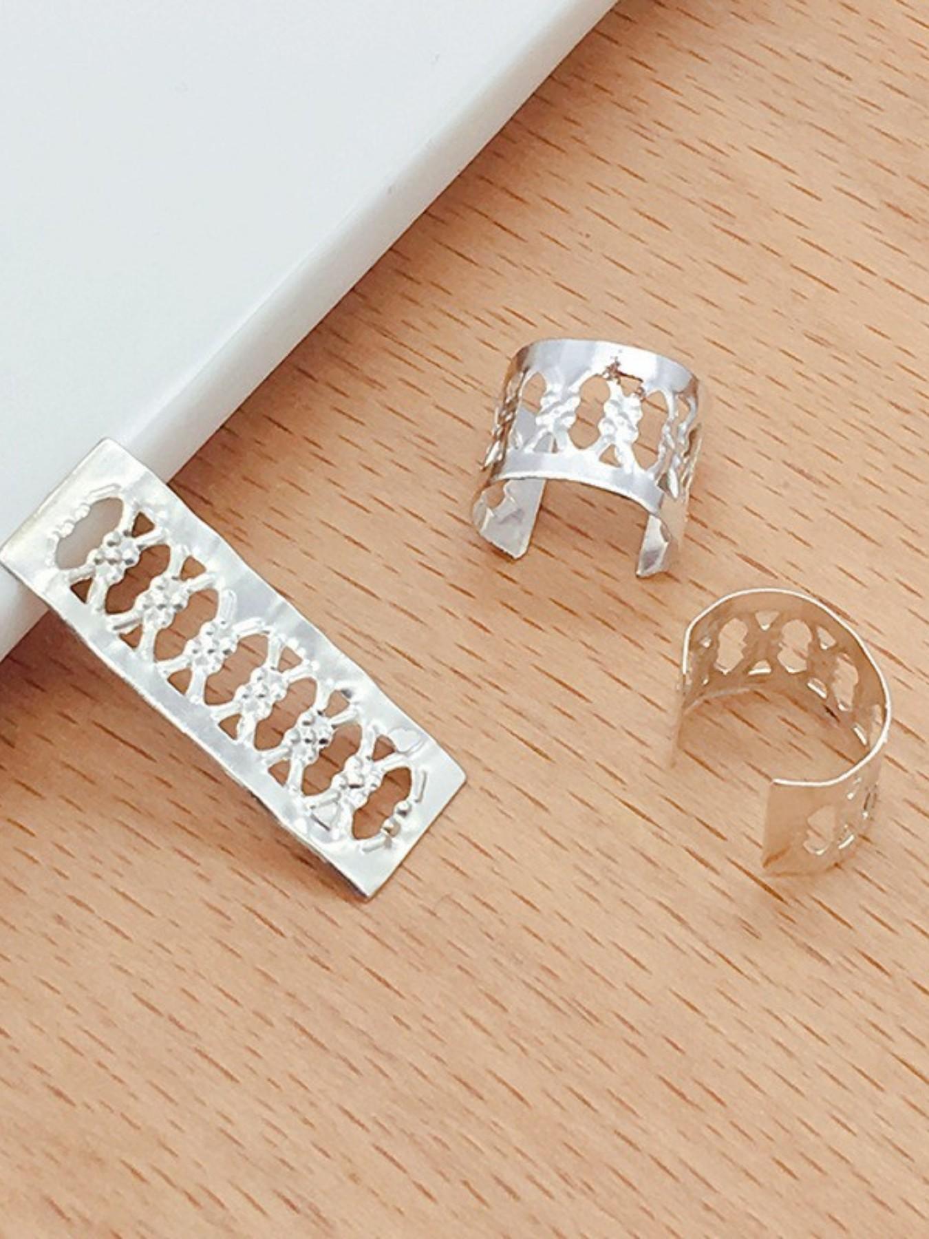 50 Pcs Set Braided Hair Rings, Fashion Unique Hair Clips, Perfect for Holidays, Beaches, Summer, Daily Wear