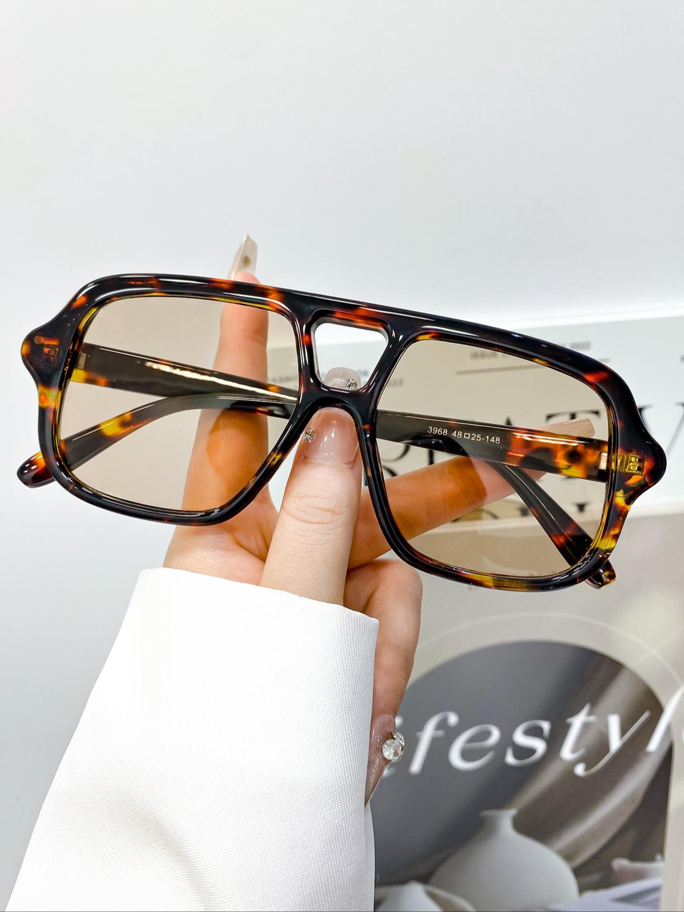 Fashion Vintage Oval Glasses for Women & Men, High Quality Casual Daily Wear Eyewear, Simple Versatile Decoration Frames