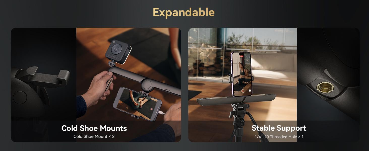 SmallRig P20 Foldable Universal Phone Cage, Smartphone Video Rig Filmmaking Vlogging Case Stabilizer for Videomaker Video-grapher for iphone17 Pro/MAX for Samsung and Other Android Phones 4047 Selfie Cellphone Portable Stabilization