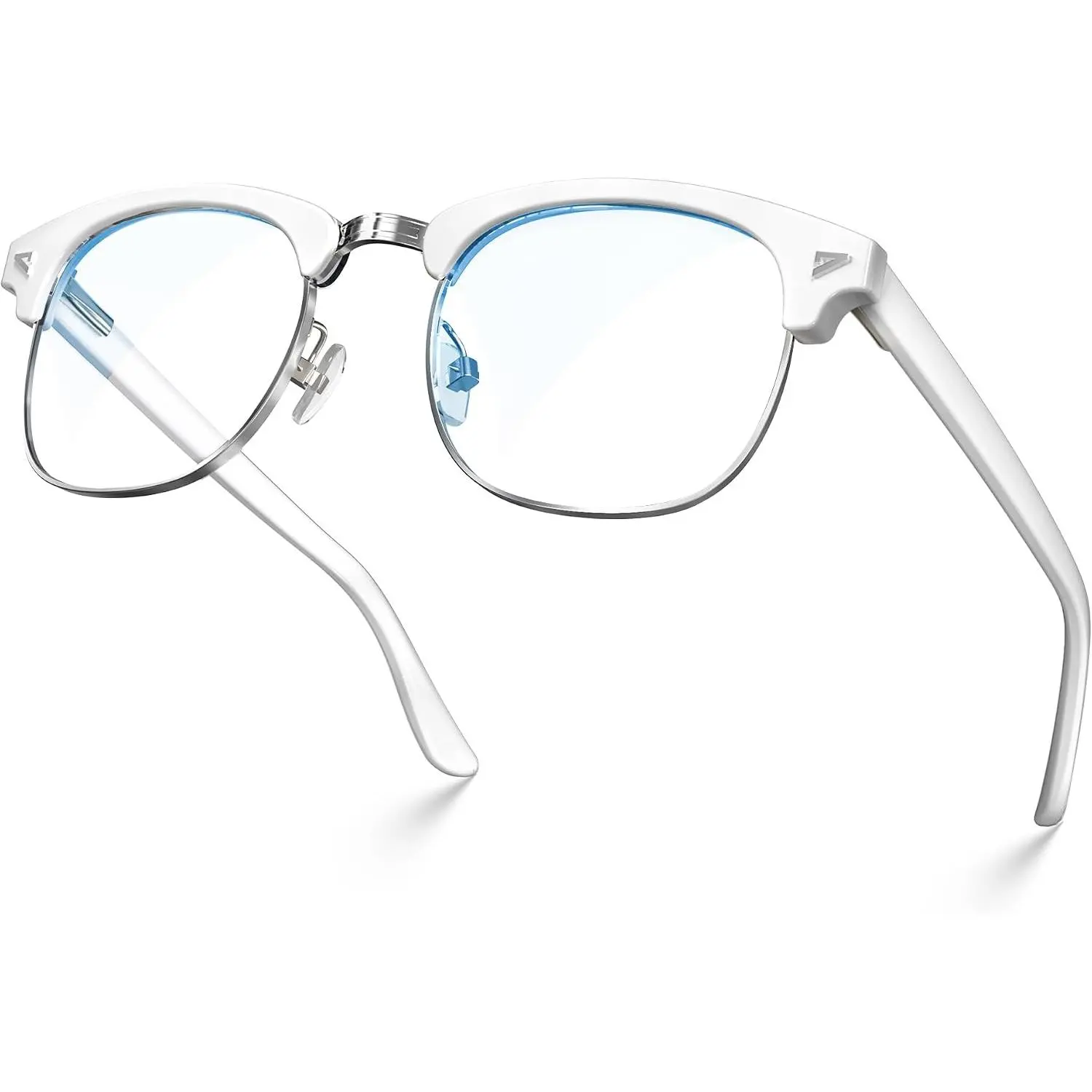 Square Anti  Glare Non-Prescription Office Gaming Glasses | 99% Digital Screen Filter Lightweight Clear Lens Eyewear Fashion Classic Blue Light Blocking Eyewear Men Women MONTANA