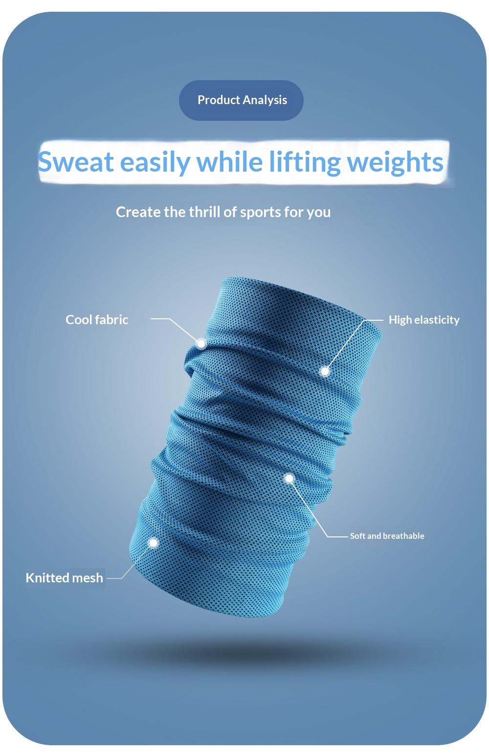 Light Luxury Ice Feel Sports Wrist Brace, Anti-Sprain Support, Cooling Sweat Absorption, Breathable, Unisex, Ideal for Fitness and Outdoor Activities