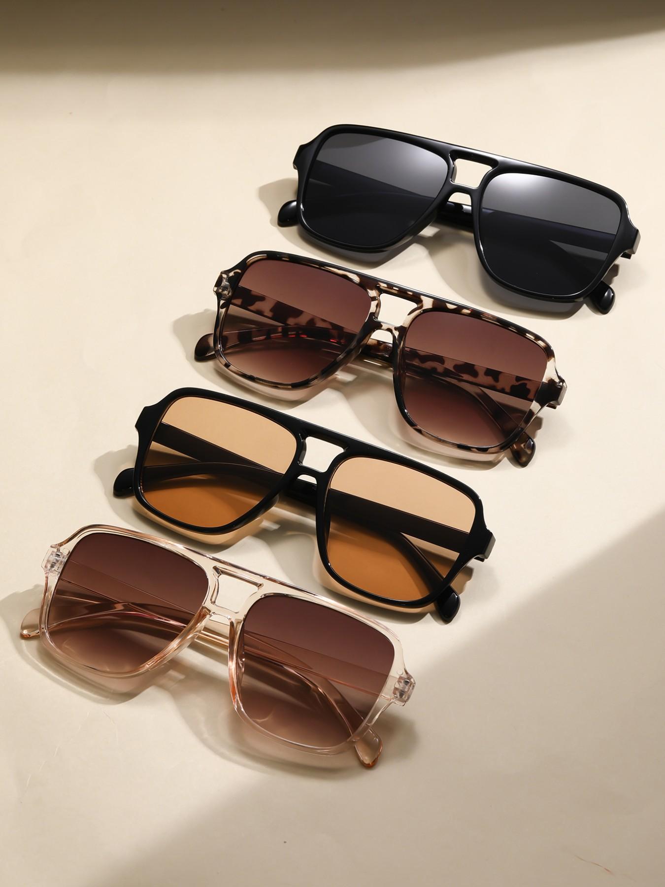 Elegant Women's Modern Trendy Casual Sunglasses Set, Perfect for Beach Camping Street Photography Road Trips Girlfriends Getaways, 4 Pairs Vintage Style Elegant Women's Modern Trendy Casual Sunglasses Set, Perfect for Beach Camping Street Photography Road Trips Girlfriends Getaways, 4 Pairs Vintage Style
