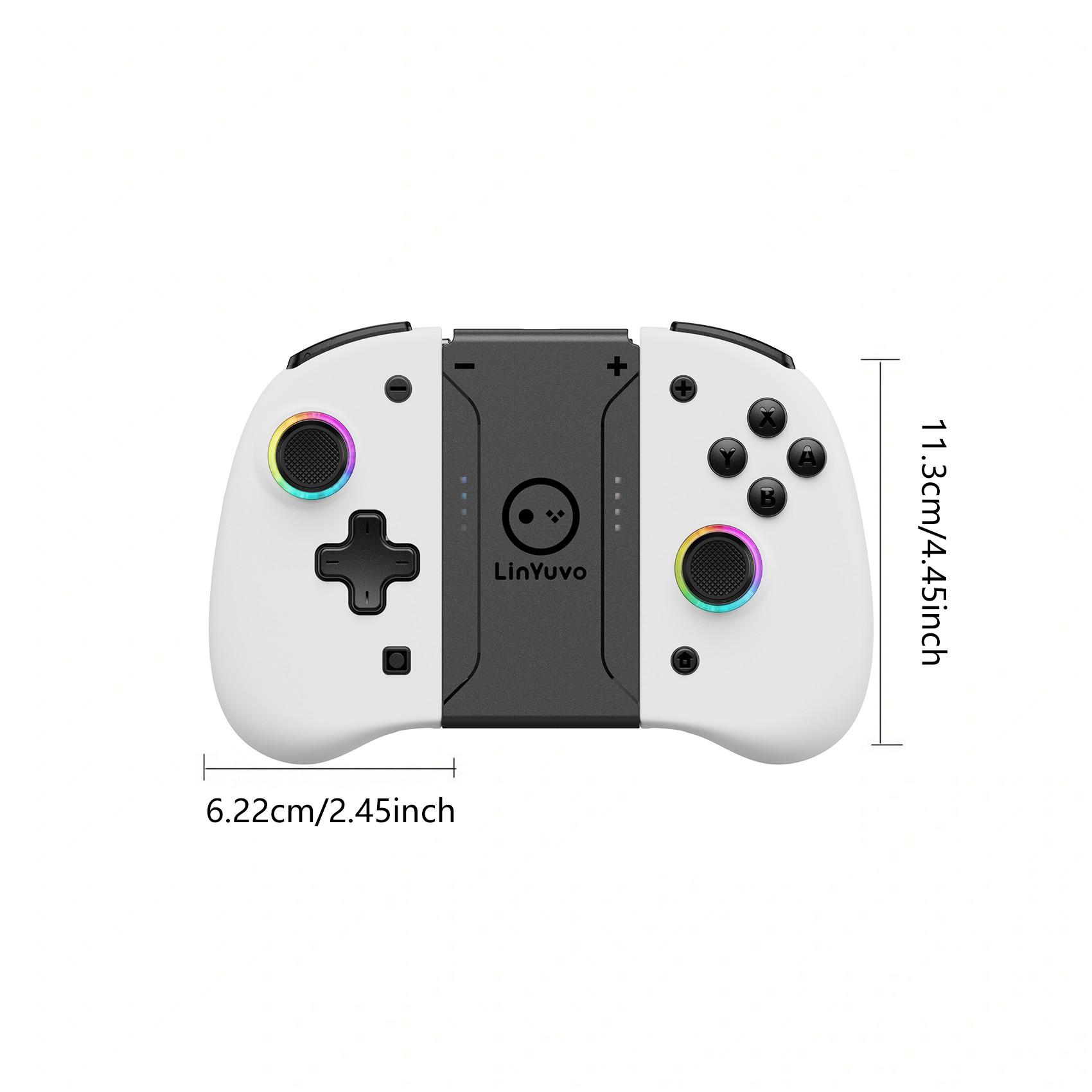 Wireless Bluetooth Controller For Nintendo Switch & OLED & Lite Gamepad Control Game Pad Command Mando Accessories Gaming Hall effect joystick RGB light macro six axis motion Kit