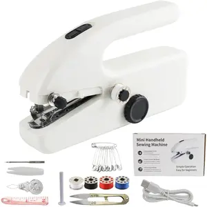 Hand Held Sewing Machines For Beginners, Hand Held Sewing Machines For Hemming with Test(Not second-hand), Easy To Use Duty Hand Sewing Machine For Adults,