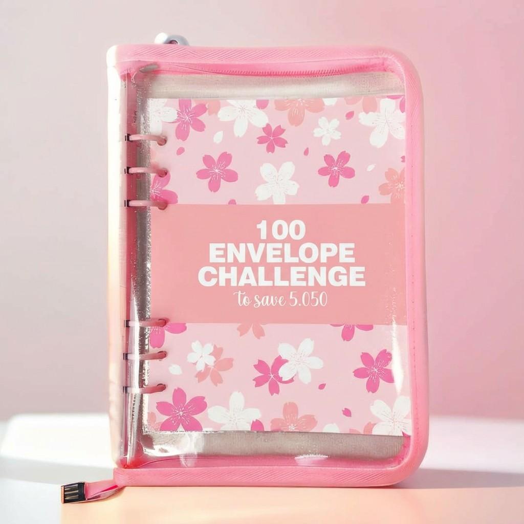 2026 Money-Saving Challenge Binder - Budget Binder with Cash Envelopes, Savings Challenge Planner, Savings Challenge Book for Home & Office - Ideal New Year & Valentine's Day Gift