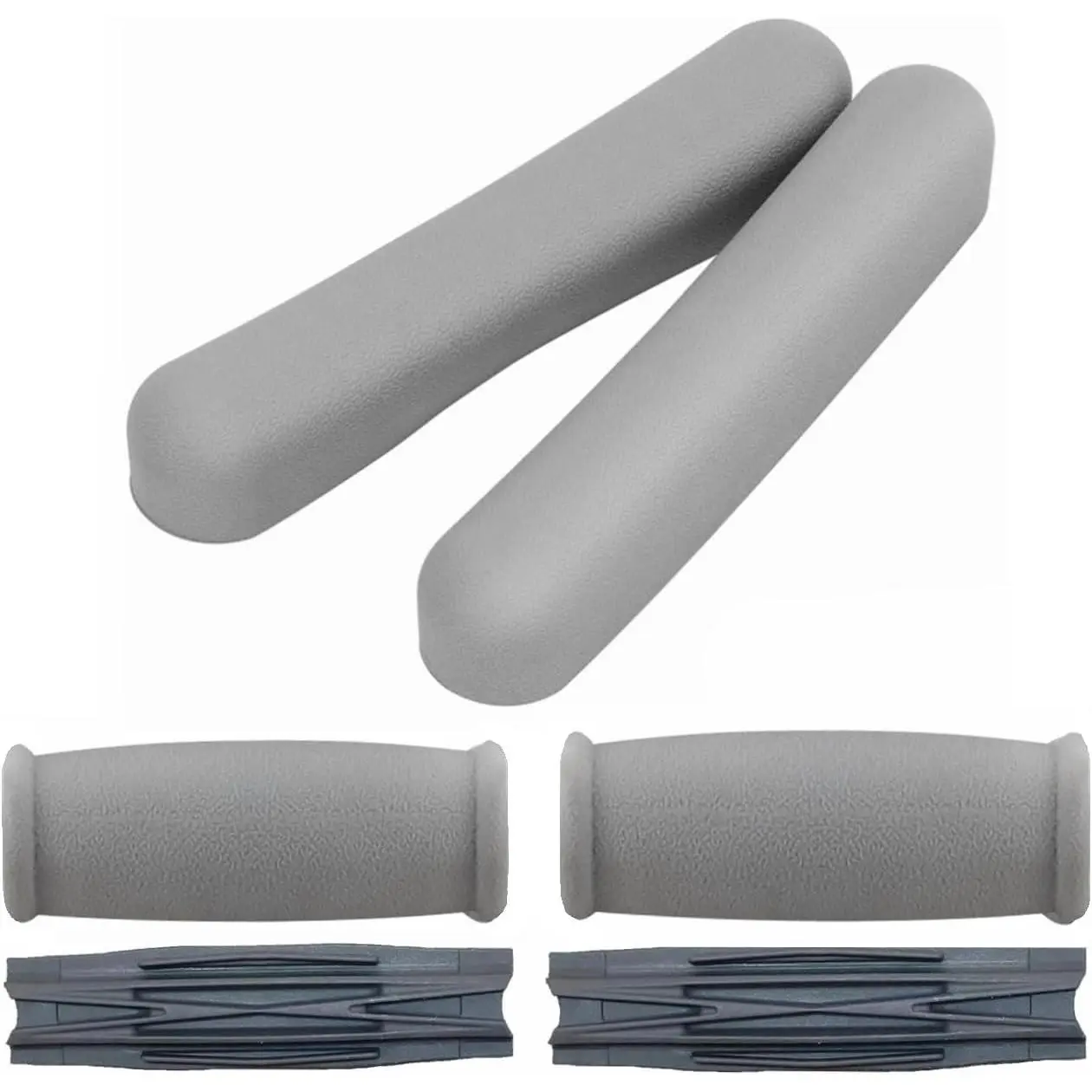 4 Pack Universal Soft Cushioned Underarm Pads and Hand Grip with Core Covers for Crutch Accessories