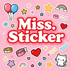 Miss.Sticker