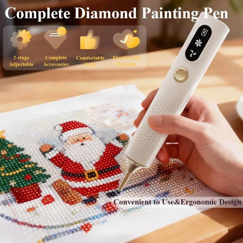 Electric Diamond Painting Brush, Wireless Suction Diamond Paintbrush, Rechargeable, Adjustable Suction Modes, Adult & Kids, Perfect Gift, Diamond Art Tool