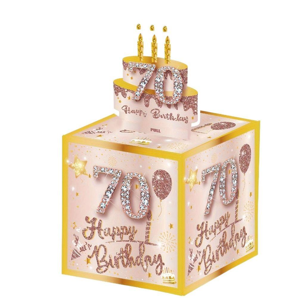 16th/18th Birthday Pull-Out Money Gift Box with Card Surprise Party Money Roll Gift Box Money Bouquet Interactive Design
