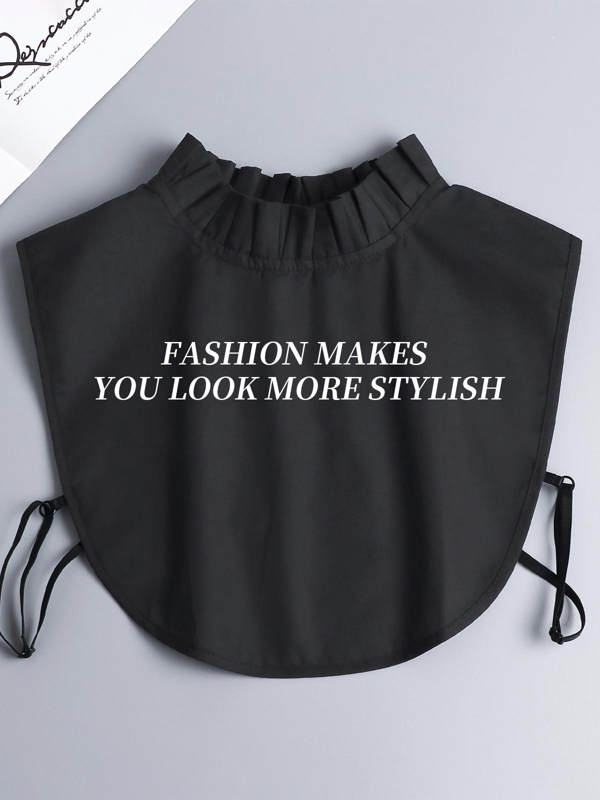 White detachable collar Simulated Collar For Decorating Cotton Jacquard European Lace Half Collar Shirt Dickey Collar fakes Collar Shirt For Women