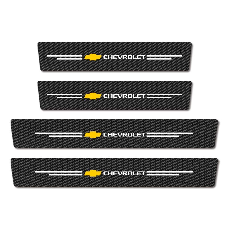 Car Threshold Protection Strip for Chevrolet Cruze Malibu Equinox Trax Volt Camaro Blazer, Durable Car Accessories, Easy Installation