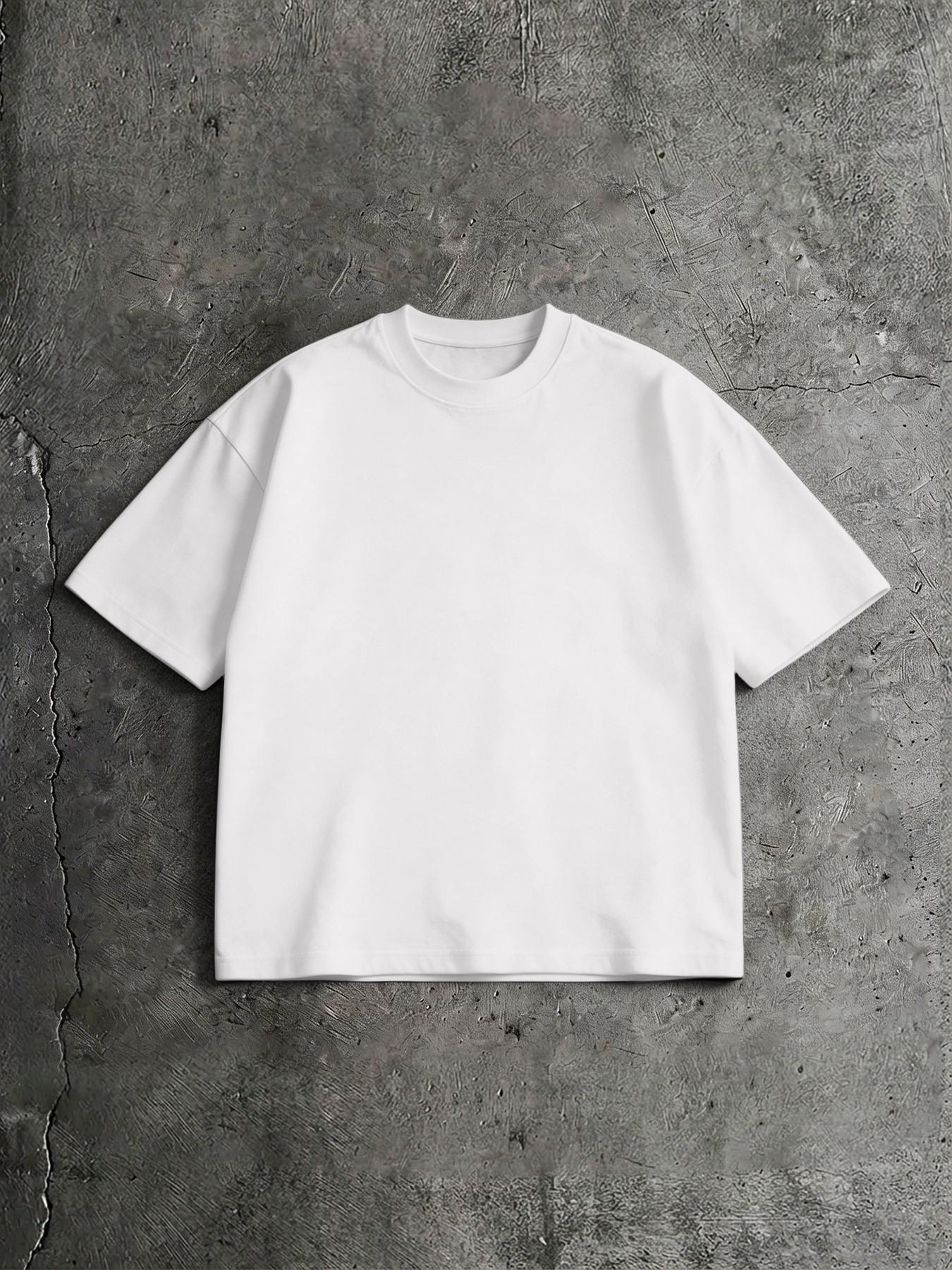 American Retro Y2K Anti-Social Cupid Print Loose T-Shirt, Unisex Fashion, Short Sleeve, Casual Wear, Long Length, Elastic Material