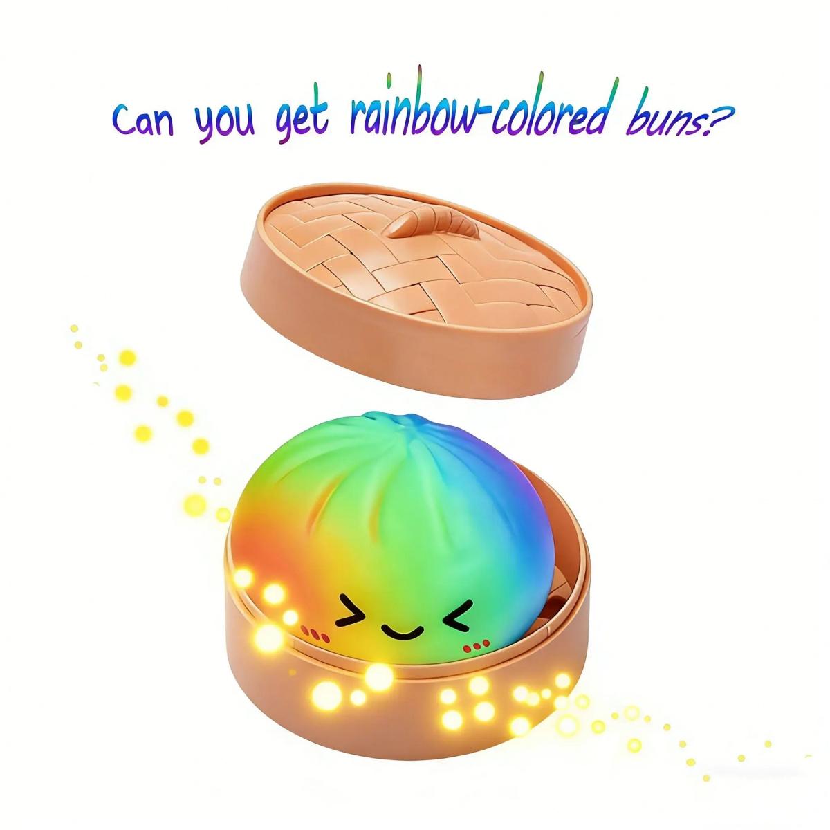 Squishy Dumpling Stress Balls for Adults, Dumpling Squishy Toys for Kids, Dumpling Fidget Sensory Toy,3.15 inches in Diameter Squeeze Dough Ball Stress Relief Toy, Stretchy Stress Ball Squish Toys