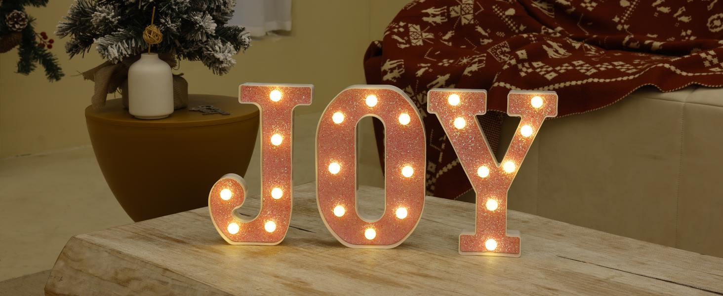 LED Letter Lights Pink Glitter Marquee Letters Light Up Alphabet Letters Sign Battery Powered for Home Party Decoration Night Bar Wedding Birthday Christmas Lamp Girls Gift - Letter A