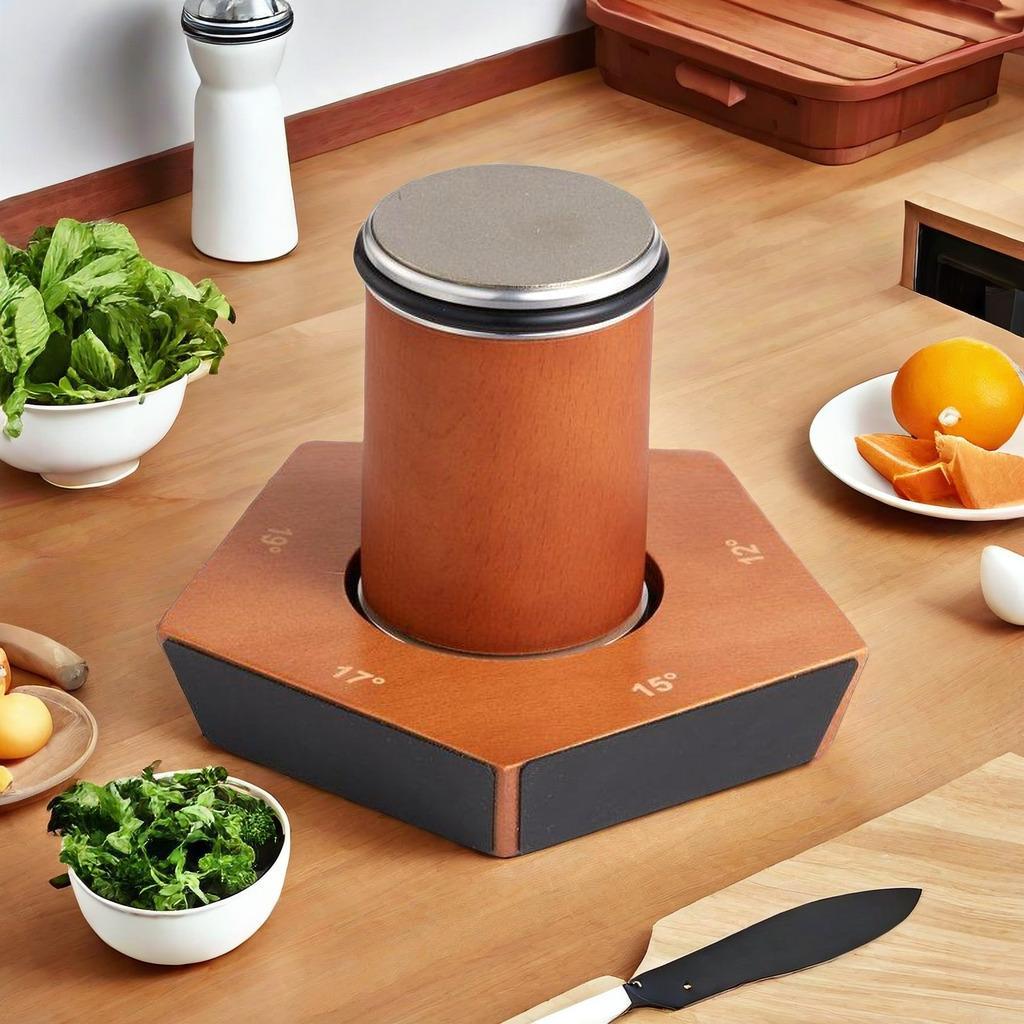 Rolling Knife Sharpener, Professional Rolling Knife Sharpener Kit with 5 Magnetic Angle Offer 12/15/18/20/22° for Kitchen Knives